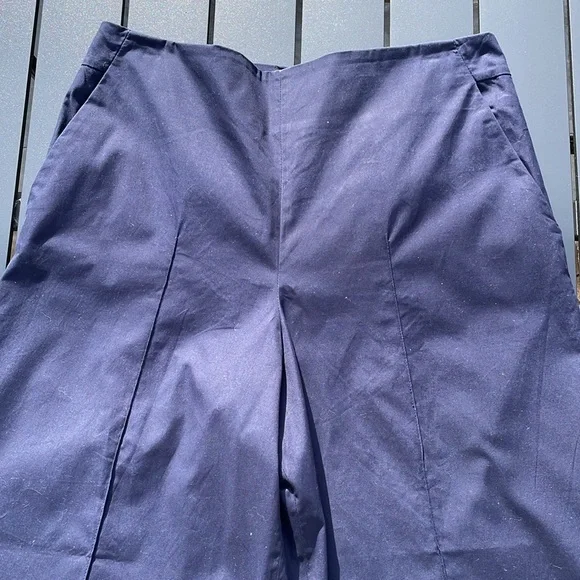 COS Cotton Wide Leg Cropped Trousers - Picture 5 of 16